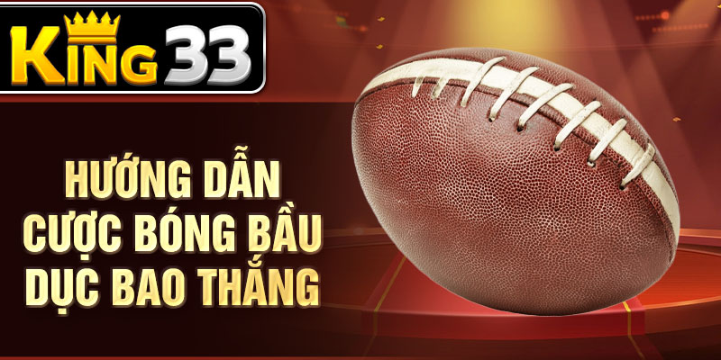 Hướng dẫn cược bóng bầu dục bao thắng Hướng dẫn cược bóng bầu dục bao thắng